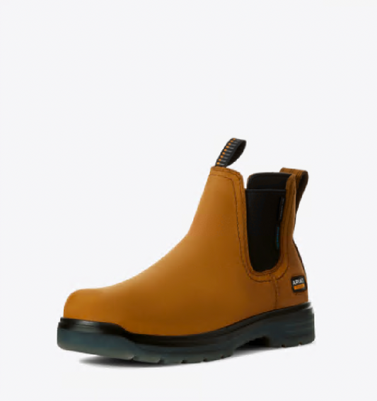 Ariat MNS Turbo Chelsea Waterproof Carbon Toe Work Boot - Pay with Points