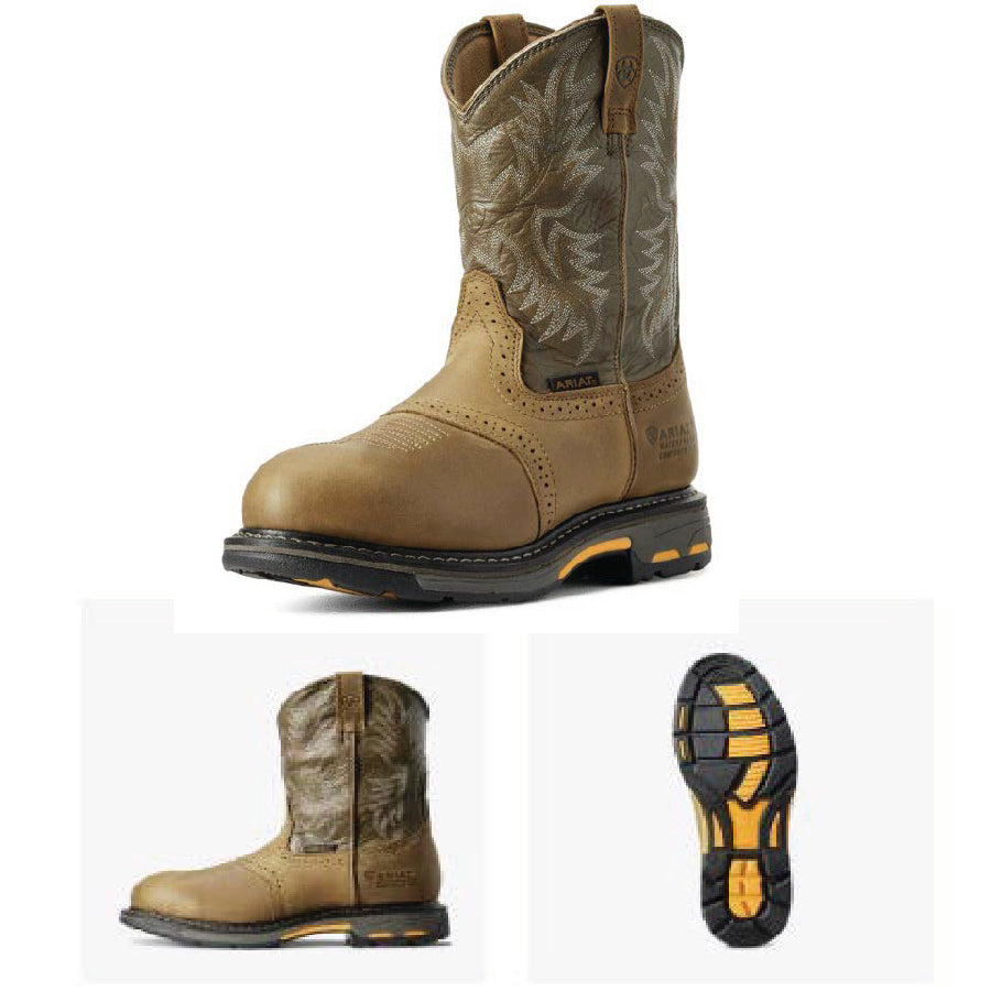 Ariat Men’s WorkHog Waterproof Composite Toe Work Boot - Pay With Points